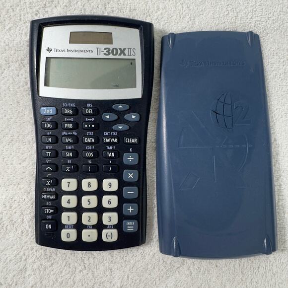 Texas Instruments TI-30X IIS Scientific Calculator w/ Cover Tested Works - Picture 7 of 7